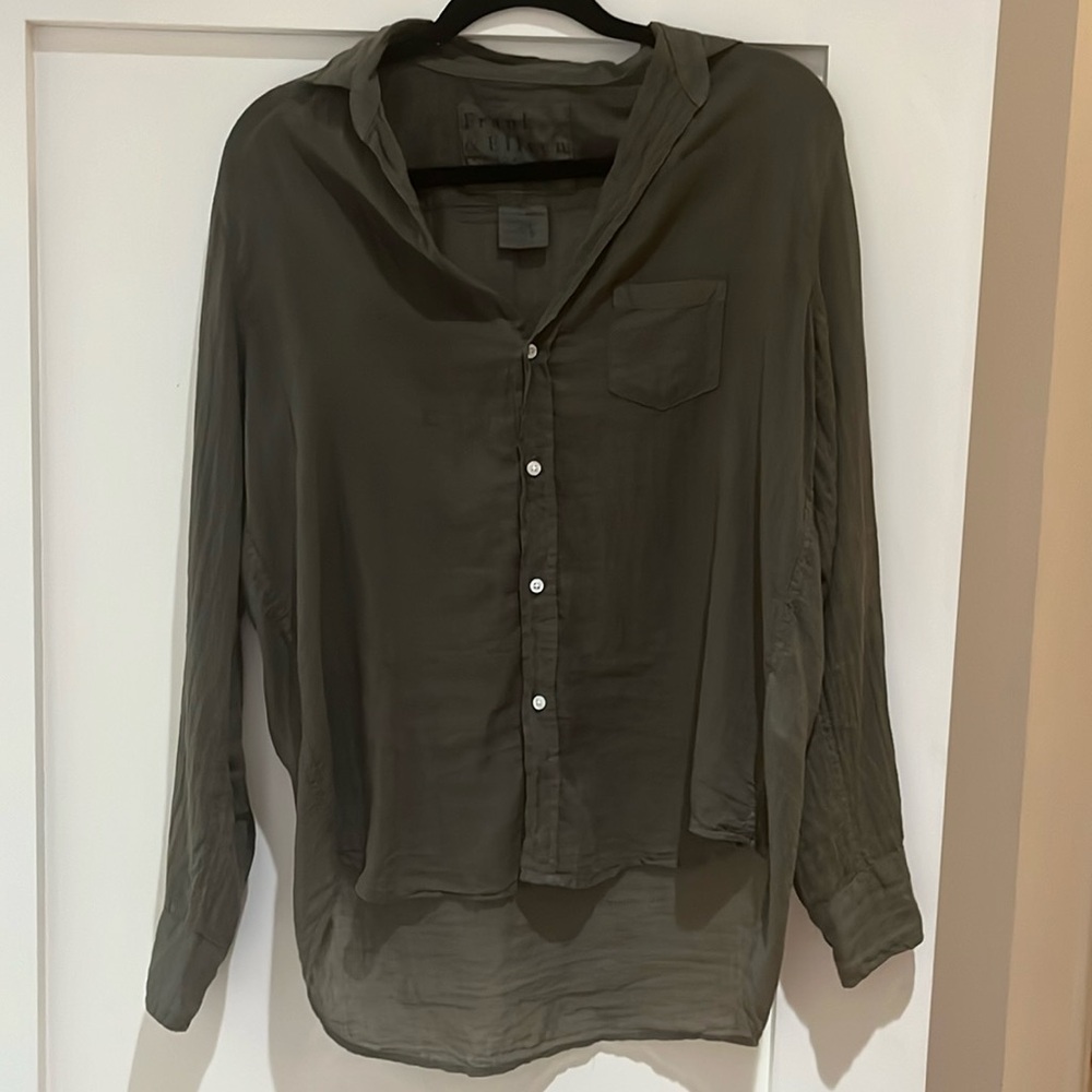 Frank and Eileen long sleeve cotton top